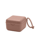 BIBS Pacifier Box with Loop for Storing & Carrying Soothers | 100% BPA Free Material | Designed & Made in Denmark | Woodchuck