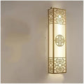 Chinese Zen Style Bedroom Wall Lamp - Strip Shaped Bedside Lighting for Living Room, Elegant Background Decor, Modern Home Aesthetic, Soft Glow Illumination