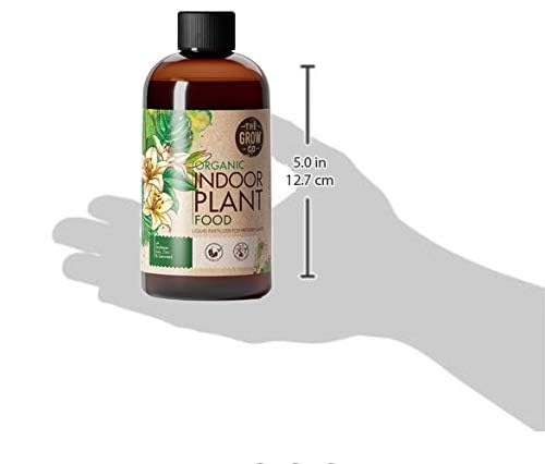 Organic Indoor Plant Food - All-Purpose Liquid Fertilizer - Best for Live Houseplants Indoors + Common Home Outdoor Plants in Pots (8 oz)