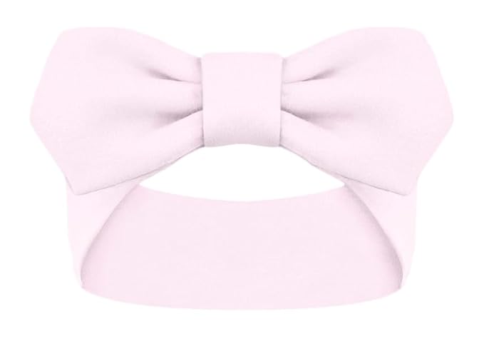 Creative Knitwear Kansas State Wildcats Infant Girls Pink Solid Hair Knot Headband Embroidered Logo - Size Newborn - 4T