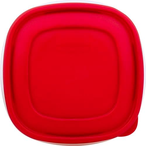 Rubbermaid Easy Find Lids Food Storage Container, 9 Cup, Racer Red
