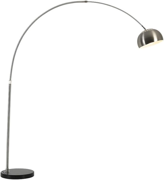Corner Floor Lamp Modern Simple Floor Lamp Nordic Living Room Office Marble Decorative Stainless Steel Lamps Ambient Reading(Small)