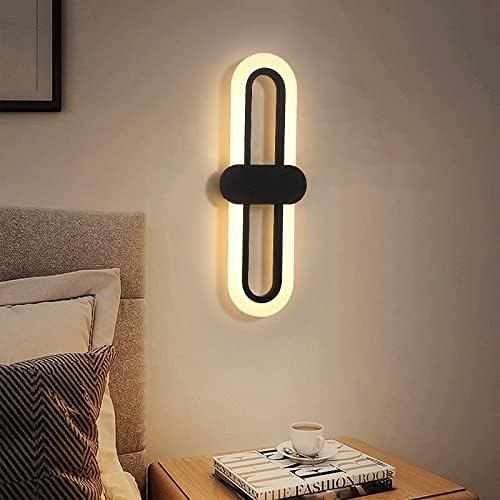 Bedroom Bedside Modern Minimalist Living Room Background Wall Led Three-Color Light-Changing Wall Lamp Simple Aisle Balcony Lamp,LED Chandelier Ceiling
