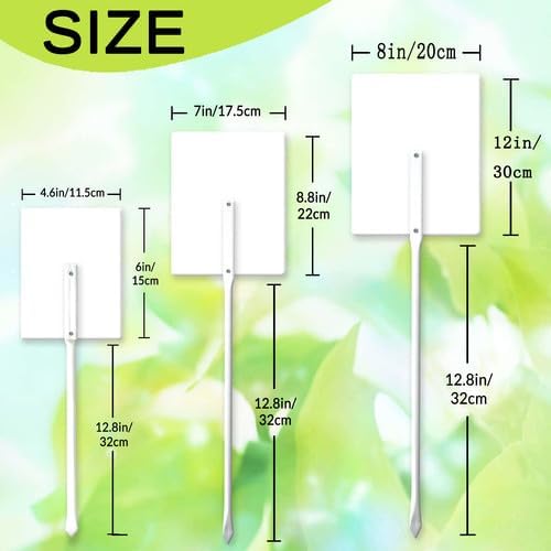 FemiaD Plant Label Signs Planted Herb Garden Markers Waterproof Aluminum Plant Stake Tags Lavender Sign for Nursery Indoor Outdoor Garden Decoration
