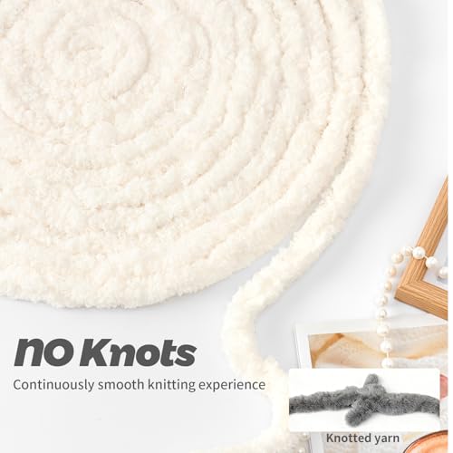 10 Pack Jumbo Chenille Yarn for Crocheting, #10 Super Bulky Baby Soft Yarn for Hand Knitting, 220 yds /70.5 oz Fluffy Chunky Knit Throw Blanket Yarn (Coffee) - color: Coffee