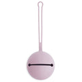 mushie Silicone Pacifier Holder Case (Soft Lilac)