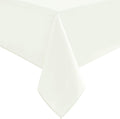 Hiasan Ivory Tablecloth for Rectangle Tables - Waterproof and Spillproof Washable Fabric Table Cloth for Dining Room Kitchen, 54 x 108 Inch