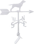 Montague Metal Products - Weathervane - Cast Aluminum Weathervane -Includes Roof Mount - 6 Colors Available (Retriever, White)