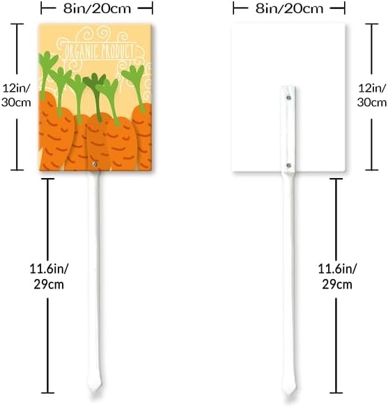 Eveokoki Aluminum Seed & Plant Labels - Plant Markes for Seedlings-Plant Tags for Pots - Garden Signs for Vegetable - Durable Markers for Plants Outdoor Waterproof - Garden Decor for Farmhouse