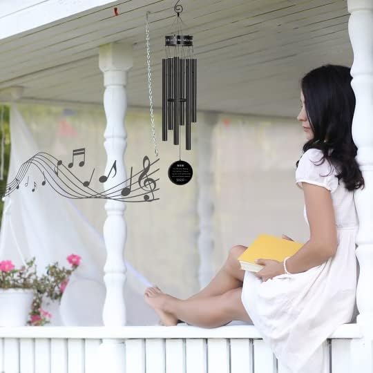 Memorial Wind Chimes for Loss of Loved One Prime, Outdoor Memory Chimes Mom, Dad, Husband, Father, Personalized Bereavement Windchimes, Sympathy Remembrance Chime, Windchime Gift (Son Memorial)