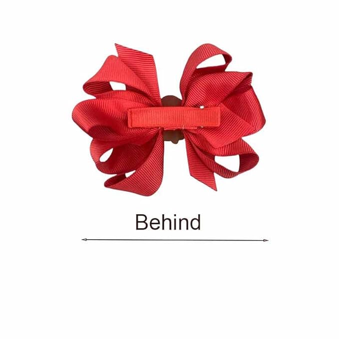 Strawberry Snap Clips Baby Girls Fruit Hair Bow Clips Strawberry Hair Ring Tie BBW24 (Set-M)
