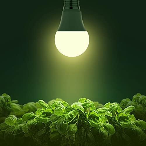 Briignite Grow Light Bulbs, LED Grow Light Bulb A19 Bulb, Full Spectrum Grow Light Bulb, Plant Light Bulbs E26 Base, 11W Grow Bulb 100W Equivalent, Grow Light for Indoor Plants, Seed Starting, 6 Pack