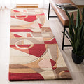 SAFAVIEH Rodeo Drive Collection Runner Rug - 2'6" x 8', Beige & Multi, Handmade Mid-Century Modern Abstract Wool, Ideal for High Traffic Areas in Living Room, Bedroom (RD845A) - color: Beige/Multi, size: 2'6" x 8' (Runner)