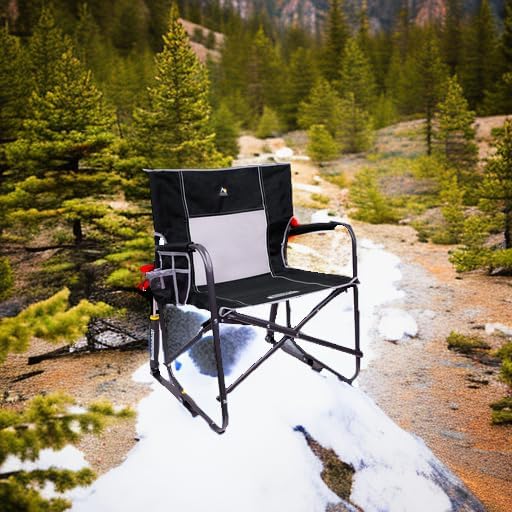 GCI Outdoor Freestyle Rocker XL Portable Folding Rocking Chair and Outdoor Camping Chair