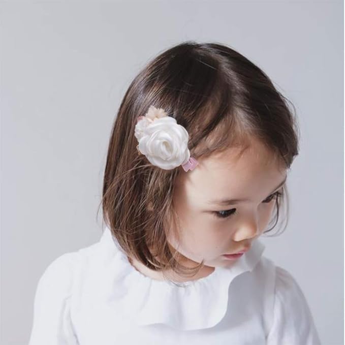 Flower Hair Clip BFNAAgirl Baby Girl Hair Bows Exquisite Hair Accessories Alligator Clips for Infants Toddlers Teen Kids Gift 3pcs/set