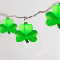 St Patrick's Day Shamrock Lights Plug in, 8.5Ft Outdoor Shamrock St Patrick's Day Decorations Lights Waterproof with 10 LED Green Clover Light UL Listed for Home Window Irish Party Garden Birthday