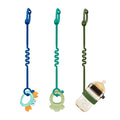 Toy Straps for Baby – 3 Pack Adjustable Silicone Toy Straps for Baby and Sippy Cup Straps for Strollers, High Chairs, Cribs, Car Seats, Food Grade Silicone, BPA Free (Spearmint+Blue+Olive)