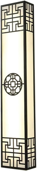 Chinese Style Bedroom Wall Lamp Strip Shaped Zen Background Wall Bedside Lamp Living Room,Ideal for Bedroom