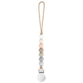 Ryan & Rose Pacifier Clip Georgia - Silicone Pacifier Clip Baby boy Baby Girl Binky paci Clip Baby Pacifier Holder binkie Clip Binky Clips Newborn Baby Care Baby Pacifier Clip (Linen)