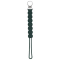 Three Little Tots All Silicone Modern, Short and Safety Tested Pacifier Clip (Hunter Green, Waverly)