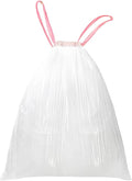 2.6 Gallon Trash Bag Drawstring, Small Garbage Bags 2.6 Gal, 1.18Mil Thickness