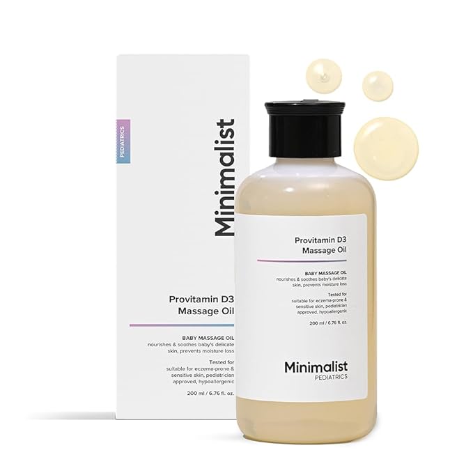 Minimalist Baby Massage Oil with Provitamin D3