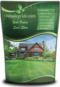 Outsidepride Midnight Kentucky Bluegrass Seed - 10 Lbs. Cold & Drought Tolerant, Sun-Loving Lawn Grass Seed, w/High Traffic Tolerance & Deep Root System, OptiGrowth Coated for Better Establishment