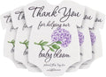 Onesie Seed Paper – 5Pcs Hydrangea Baby Shower Favors for Guests with Wildflower Seeds, Writable & Plantable, Baby Shower Gifts for Guest