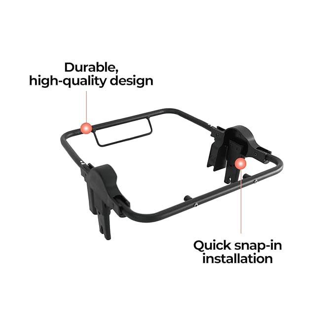 Mompush Wiz Stroller Car Seat Adapter, Fits Chicco Car Seat, Designed for Mompush Wiz Stroller Only