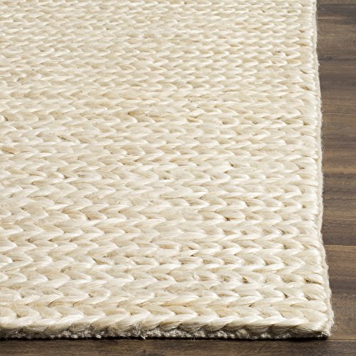 SAFAVIEH Natural Fiber Collection Runner Rug - 2'6" x 10', Cream, Sisal, Woven Design with Border (NF525A) - color: Creme, size: 2'6" x 10' (Runner)