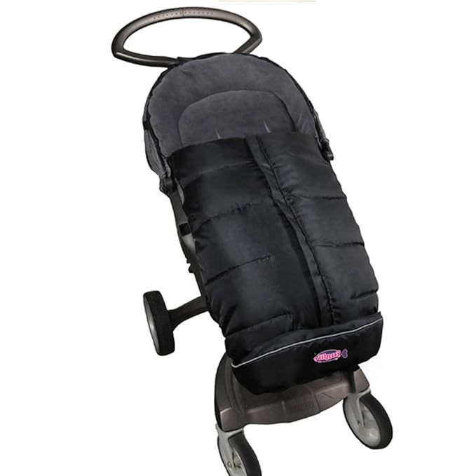 German Designed Universal Stroller Bunting Bag, 5 Way Zippers Style for Baby Easy In & Out of Water Repellent Blanket, Height/Temperature Adjustable Anti-Kick Winter Sleeping Bag