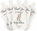Baby Bottle Shaped Seed Paper – 5Pcs Pink Baby Shower Favors for Guests with Wildflower Seeds, Writable & Plantable, Gender Reveal, Birthday Gifts for Guest