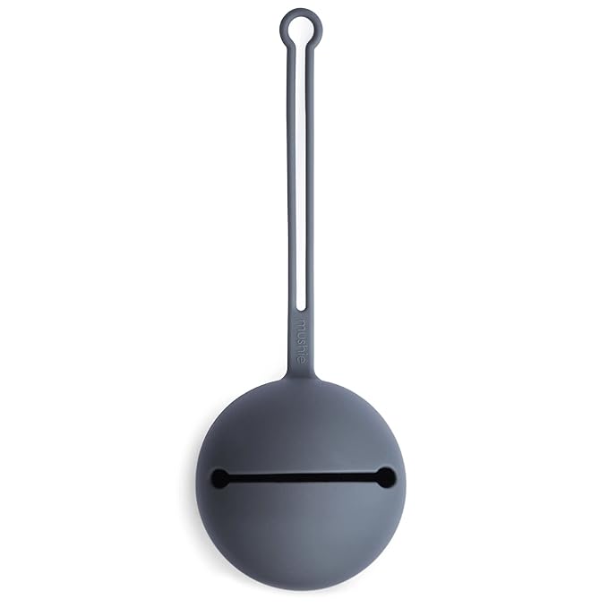 mushie Silicone Pacifier Holder Case (Tradewinds)