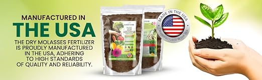 Organic Molasses for Plants - Horticultural Molasses - Ideal for Traditional & Hydroponic Gardening, for Indoor & Outdoor Plants (1 Quart)