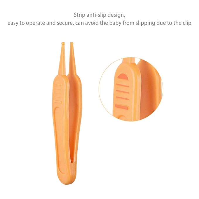 4 Pieces Nose Cleaning Tweezers Safe and Effective Clip Care Ear Nose Navel Clean Tool Nipper Plier Pincet Forceps