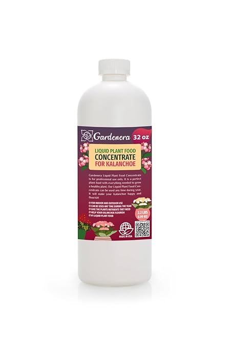 Gardenera Plant Growth Superfood for KALANCHOE with 18 Key Vitamins & Minerals - Organic Plant Food Fertilizer - Micro-Fungi and Bio-Organisms for KALANCHOE Plant Care & Growth Enhancement - 32oz