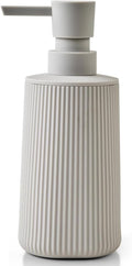 Small Soap Dispenser for Bathroom and Kitchen, Modern Farmhouse Striped Style