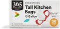365 by Whole Foods Market, Flextra Strength Drawstring Tall Kitchen Trash Bags