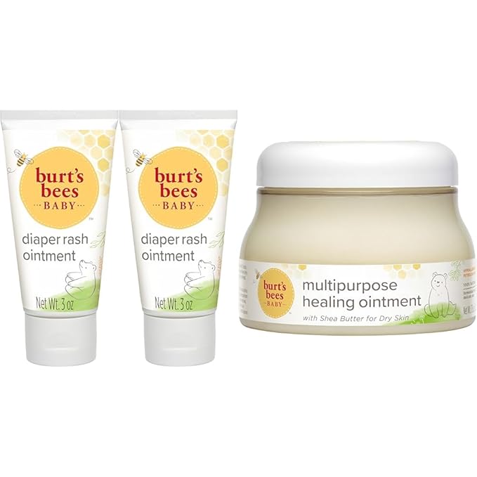 Burt's Bees Baby Diaper Rash Cream & Burt's Bees Baby Diaper Balm