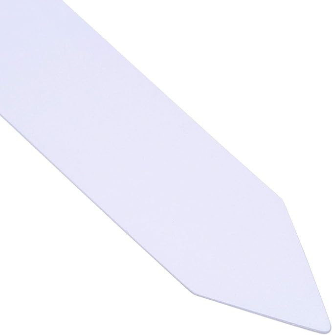 100 Pcs 4 Inch Plastic Nursery Garden Stake Tags Plant Seed Garden Labels Pot Marker White