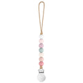 Ryan & Rose Pacifier Clip Georgia - Silicone Pacifier Clip Baby boy Baby Girl Binky paci Clip Baby Pacifier Holder binkie Clip Binky Clips Newborn Baby Care Baby Pacifier Clip (Blossom)