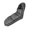 CozyMe Stroller Footmuff, Stroller Hooded Blanket for Toddler, Stroller Bunting Bag with Multi Purpose Fleece Lined Warm Winter Stroller Cover, M6-4T,Heather Grey