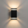 Wired Lights Outdoor Waterproof IP65 Wall Light Super Bright Starburst Shadow Pattern 2 x GU10 Sockets, 1 Pack Professional Landscape Lighting for Garden, Yard, Patio & Walkway