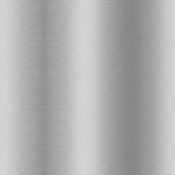 Armen Living Titana 26" Counter Height Swivel Blue Faux Leather and Brushed Stainless Steel Bar Stool
