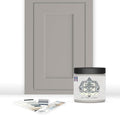 ALL-IN-ONE Paint, Durable cabinet and furniture paint. Built in primer and top coat, no sanding needed. Includes our 30 featured color card - Putty (light taupe), 8oz Sample