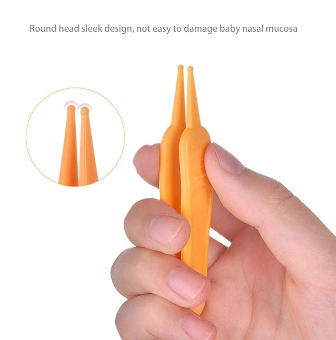 4 Pieces Nose Cleaning Tweezers Safe and Effective Clip Care Ear Nose Navel Clean Tool Nipper Plier Pincet Forceps