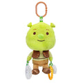 Shrek Activity Toy – Made with Super Soft Material & Features Jingle Bell, Child-Safe Mirror & Crinkle Sound – Use The C-Clip for Easy Hanging as On-The-Go Baby Toy for Boys & Girls