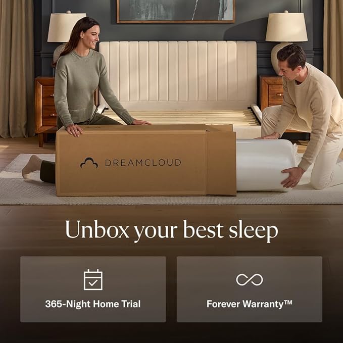 Classic 12" California King Mattress - Luxury Hybrid Gel Memory Foam - 365 Night Trial - Fiberglass Free - Forever Warranty - Mattress in a Box - CertiPUR-US Certified