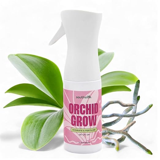 Orchid Grow Fertilizer by Southside - 7.1 oz - Bring Dormant Orchids Back to Life - Gentle Formula, Premium Continuous Spray for Easy Coverage