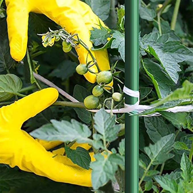 48inch Plant Stakes 20pack, 5/16 Inch Dia Garden Stakes, Garden Poles Tree Stake Cucumber Potato Stake Fence Stake Never Rust, 4ft Long